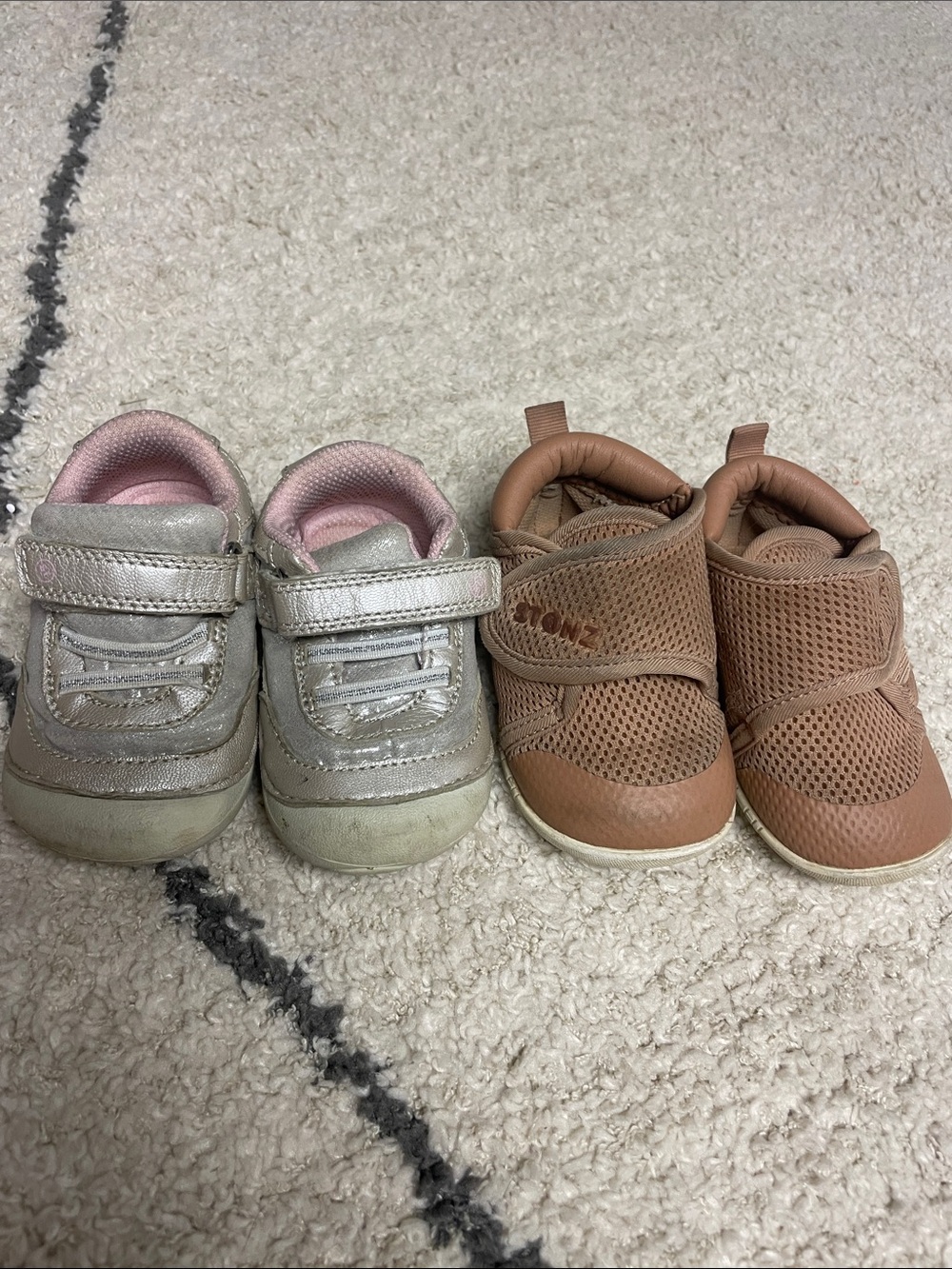 Toddler Girl Size 4M Shoe Bundle - Stride Rite and Stonz